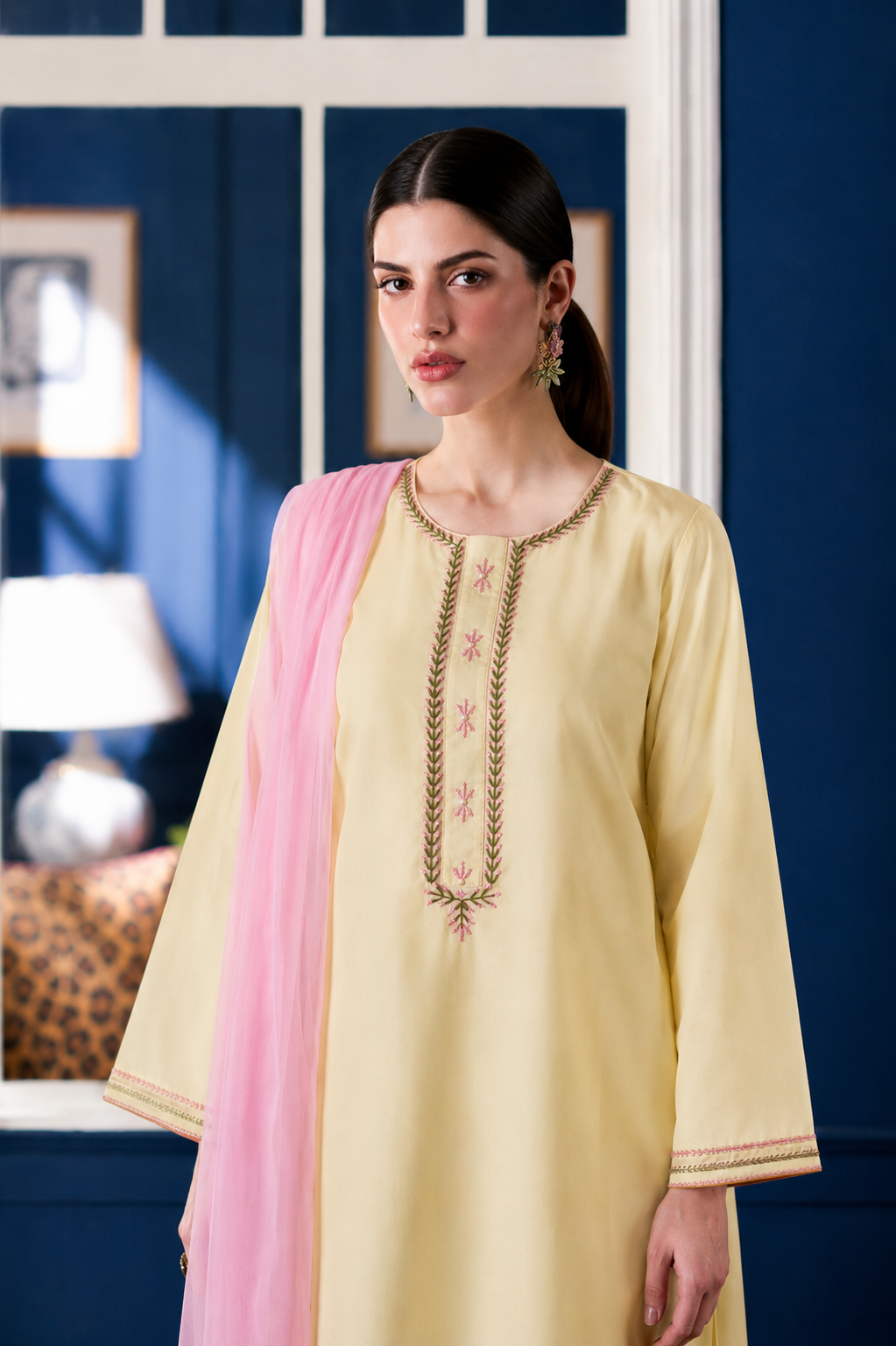 Premium Hand Embroidered 3-Piece Lawn Suit