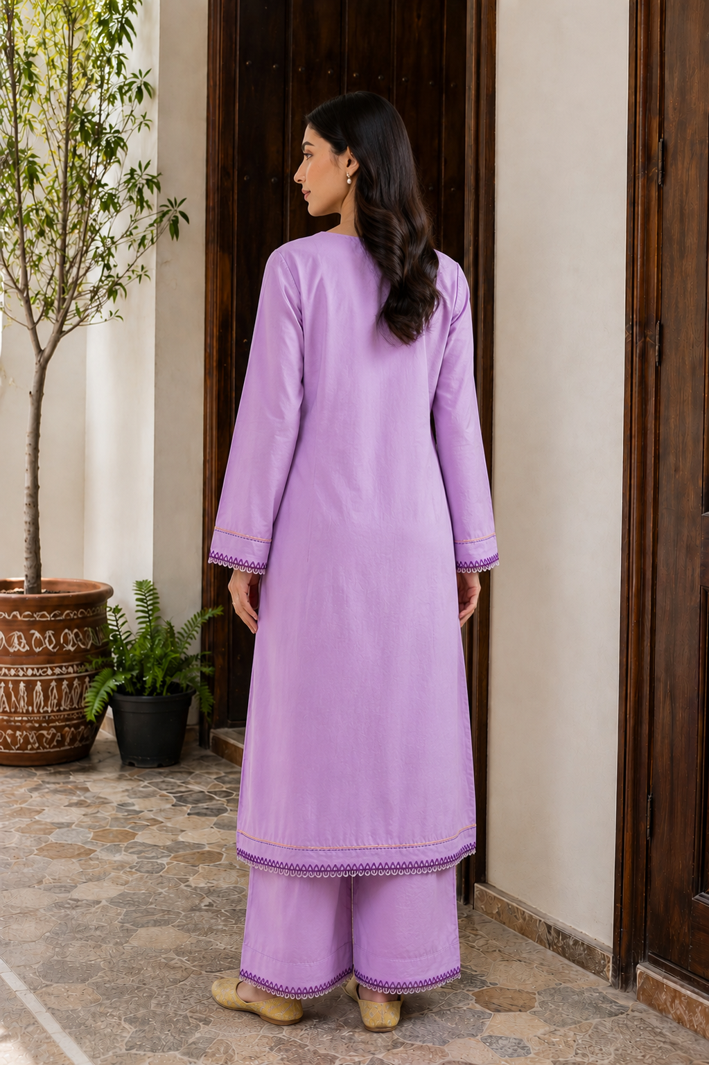 Premium Lawn Handwork 2-Piece Suit